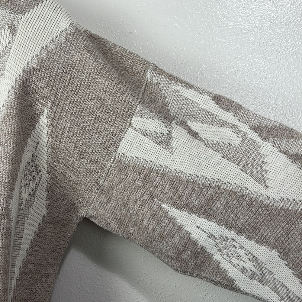 Vintage London Fog Sweater Men Extra Large Tan Cream Pullover Grandpa Sweater - Picture 7 of 9